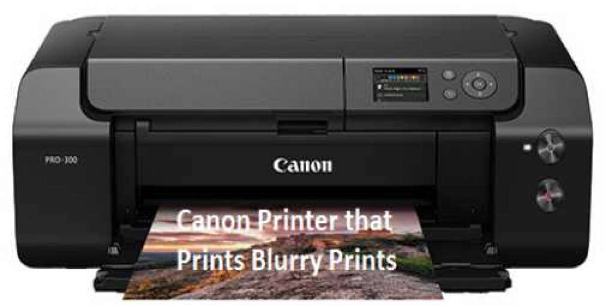 Fixing Canon Printer that Prints Blurry Prints