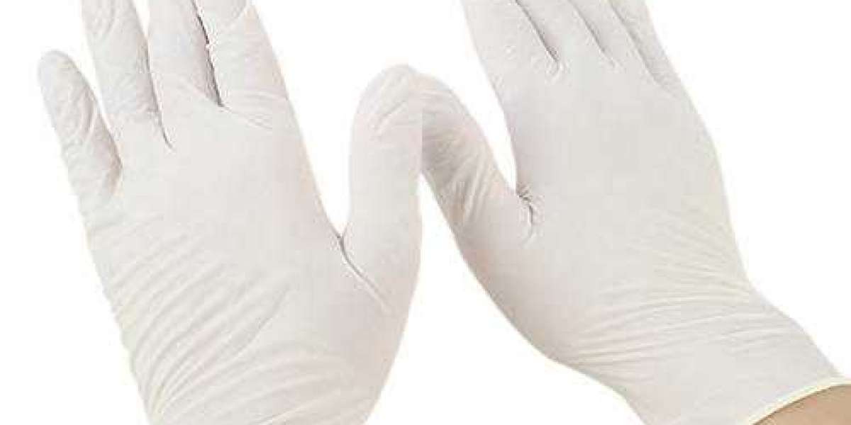 Why are Latex Gloves yellowing?