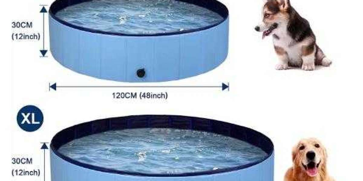 A must have foldable dog swimming pool for summer