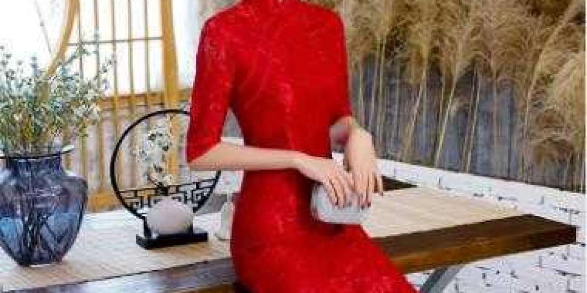 How To Match The Red Lace Cheongsam With Shoes？