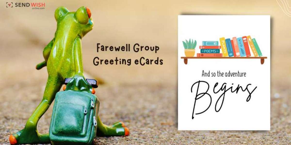 Add amazingness to your celebration with online farewell cards