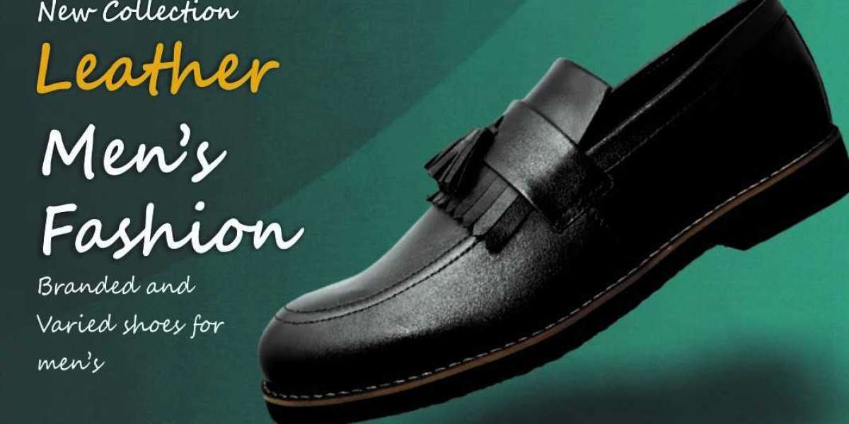 Branded and varied leather shoes for men