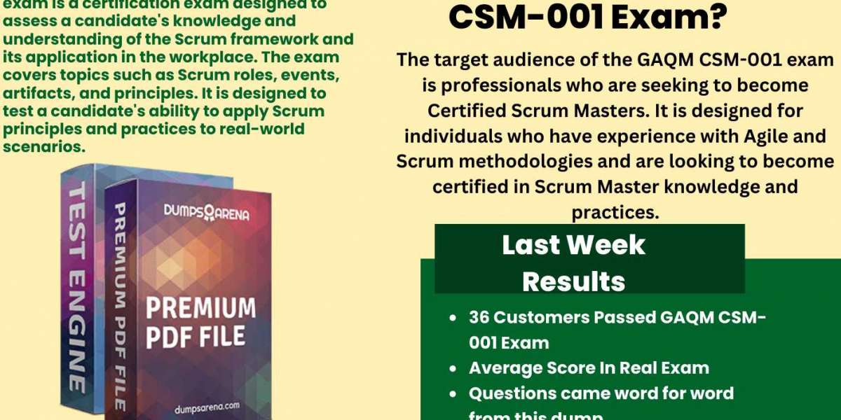 CSM-001 Exam Dumps - The Way to Success