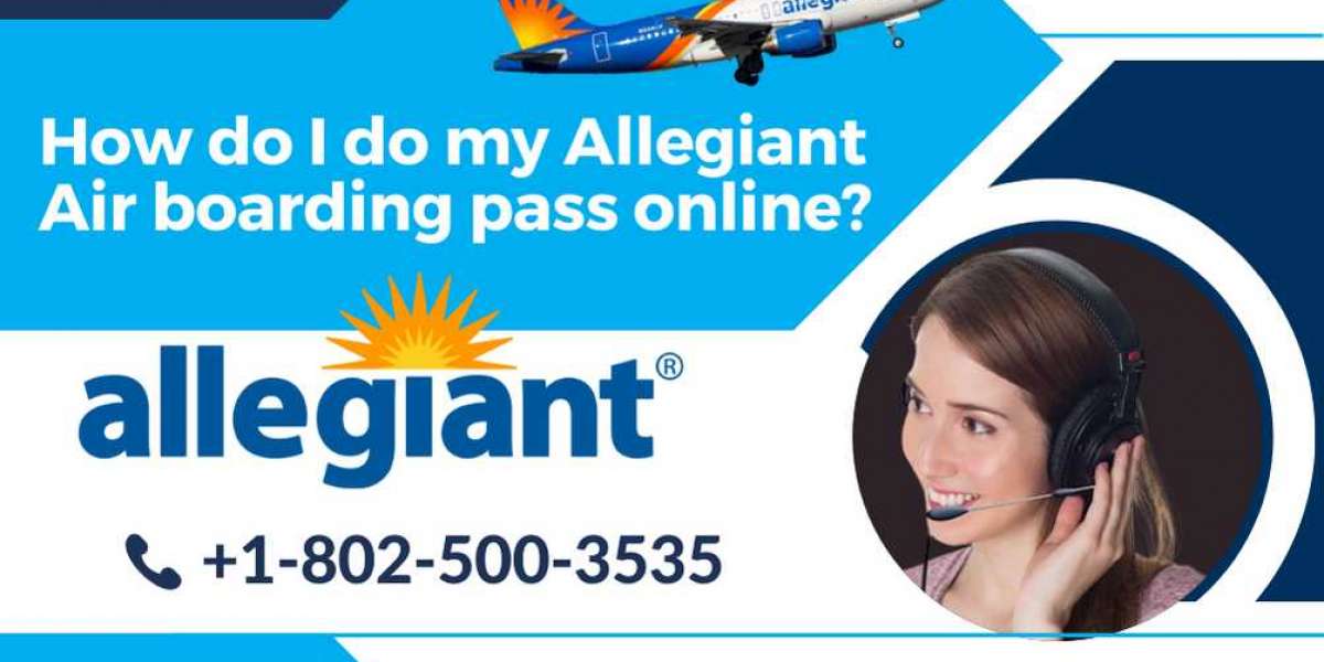How do I do my Allegiant Air boarding pass online?