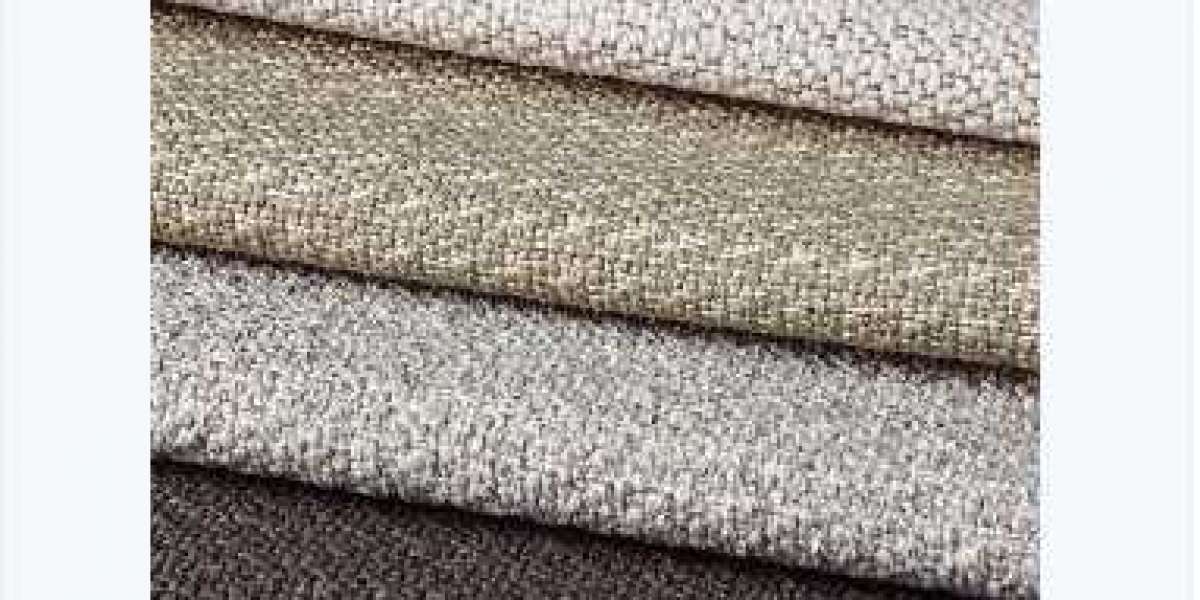Polyester Linen Upholstery Fabric