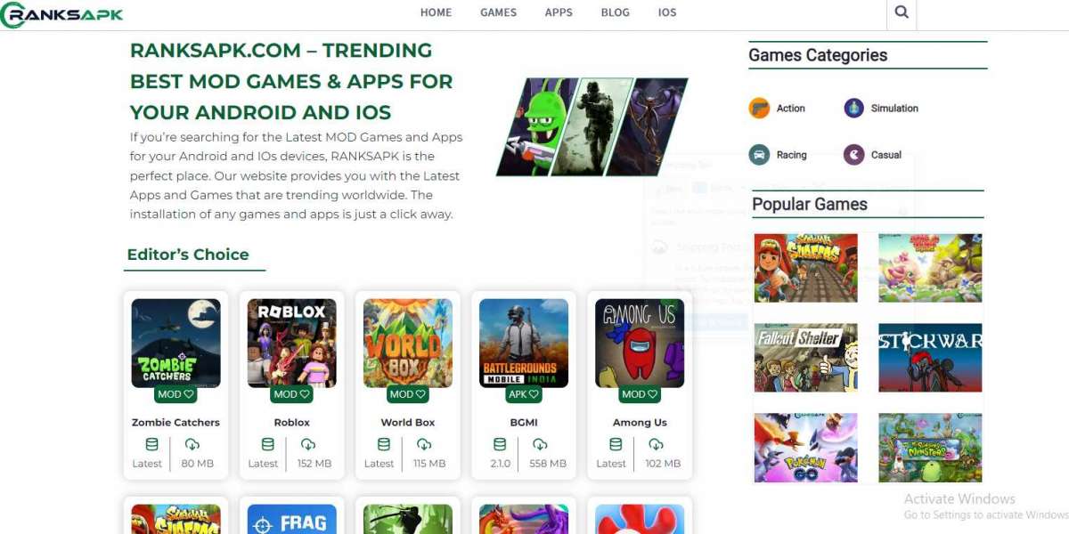 RANKSAPK: Your Ultimate Source for Trending MOD Games and Apps