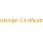 Marriage Certificate Profile Picture