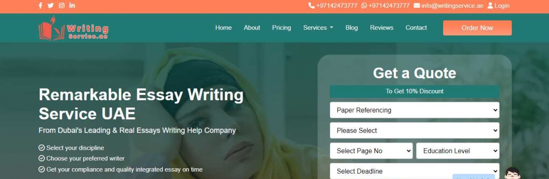 Essay Writing Service UAE Cover Image