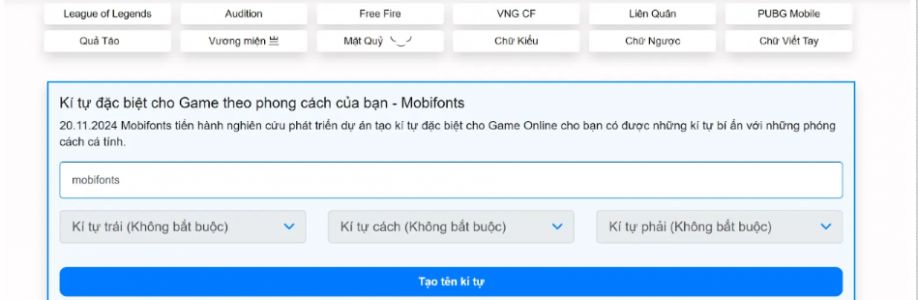 Kí tự đặc biệt Mobifonts Cover Image