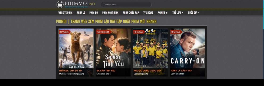 Phimoi | Website xem phim miễn phí, cập nhật phim mới nhanh  Cover Image